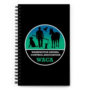 WACA Logo Spiral notebook