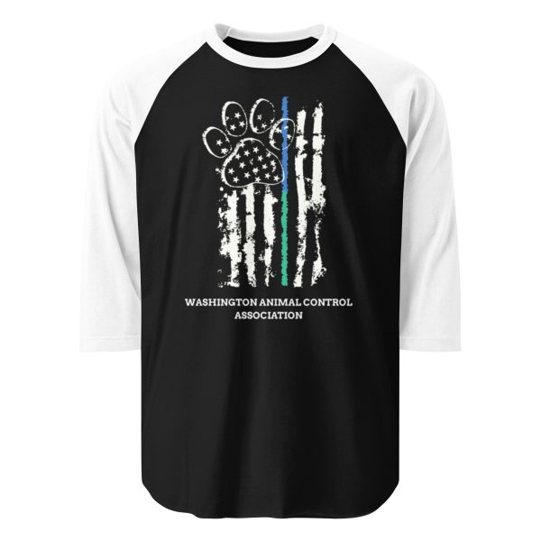 3/4 sleeve raglan shirt unisex - Image 2
