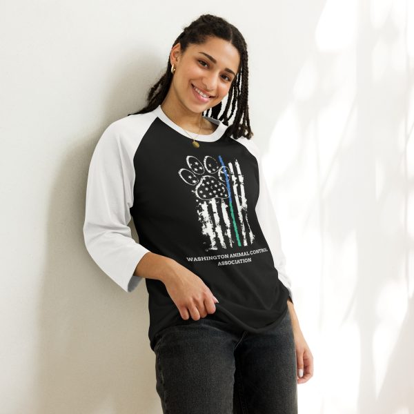 3/4 sleeve raglan shirt unisex - Image 3