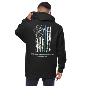 Thin Teal Line Zip Up Hoodie