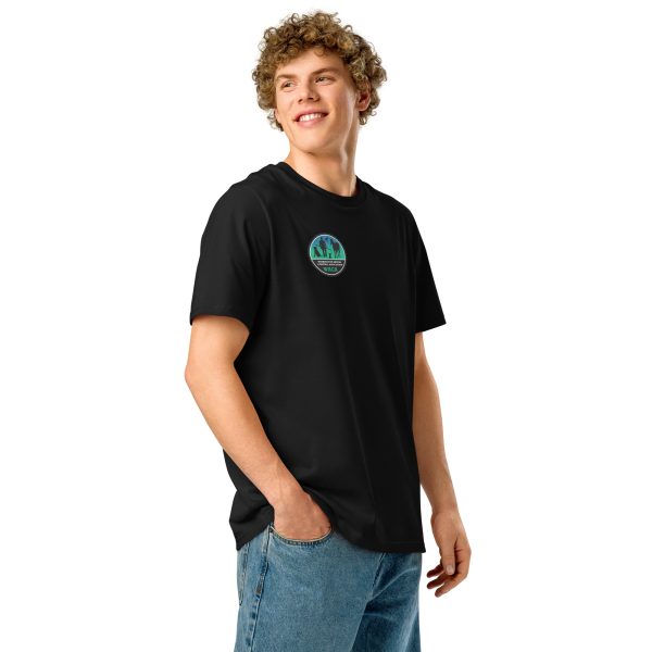 Unisex organic ribbed neck t-shirt - Image 3